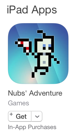 Nubs' Adventure - App Store Icon